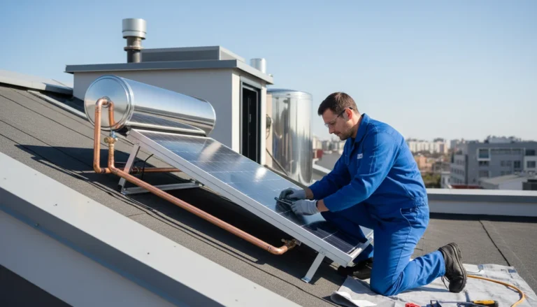 Solar Water Heater Installation